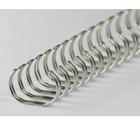 Pieni di binder wire 34 anelli 12,7 mm, 1/2 pollici, 3: 1 divisione Brilux (50 pezzi) NEW