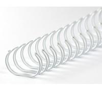 Pieni di binder wire 34 anelli 15,9 mm, 5/8 pollici, 3: 1 divisione bianca (50 pezzi) NEW