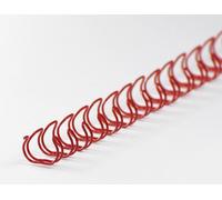Pieni di binder wire 34 anelli 7,9 mm, 5/16 pollici, 3: 1 divisione rossa (100 pezzi) NEW