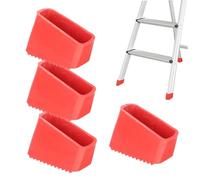 Pieni di gomma dei piedi ladder, 4 pezzi cuscinetti in gomma per campioni, tappi del piede di ricambio non slip per stepladde, accessori anticridi, accessori