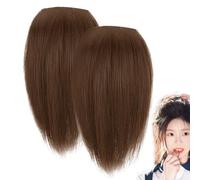 Pieni per capelli per diradamento per capelli 2 pcs topper invisibili clip spessa su pezzi di tra i per l'aggiunta del volume dei invisibili clip per per la sc
