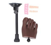 Pieno di pratica un chiodo manichino con supporto flessibile flessibile pieghevole lieve silicone piede di pratica per il modello di allenamento professionale per manicure (Pied droit)