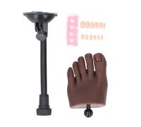 Pieno di pratica un chiodo manichino con supporto flessibile flessibile pieghevole lieve silicone piede di pratica per il modello di allenamento professionale per manicure (Pied gauche)