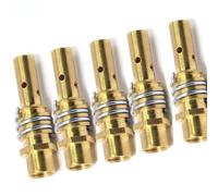 Pieno di torcia da saldatura da 15ak Porta del gas Porta per ugello Porta cigno con chiavi Gas welding machine 15AK spring threadless connecting rod (5pcs)