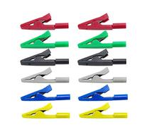 Pieno Insulated Alligator coccodrillo Con due millimetri Socket Connect 2 spina a banana Test Adapter Sonda