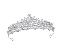 Pieno Rhinestone Pieno per la sposa del matrimonio Croona di nozze Capelli per matrimoni Band Band Crown Accessori per capelli Crown Accessori per matrimoni argento