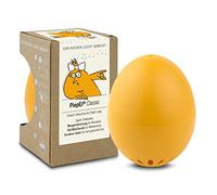 PiepEi Classic Orange - Timer per uova da cucina - Cuocere per 3 gradi di durezza - Piep Uovo con 3 melodie - Divertente cuoco - Musica Eggtimer - Brainstream