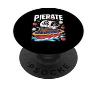Pierate Pirate Nave Cherry Pie Avventura Divertimento PopSockets PopGrip Adesivo
