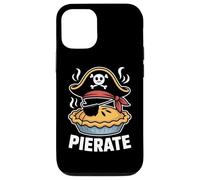 Pierate Pirate Pie Skull Hat Humor Custodia per iPhone 12/12 Pro