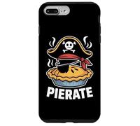 Pierate Pirate Pie Skull Hat Humor Custodia per iPhone 7 Plus/8 Plus