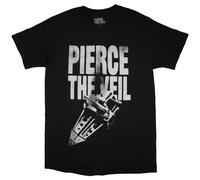 Pierce The Veil 'Large Text' (Nero) T-Shirt - NUOVO E UFFICIALE