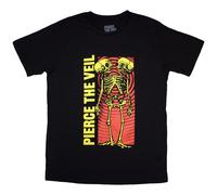 Pierce The Veil Wavy Skeleton autorizzato Uomo maglietta
