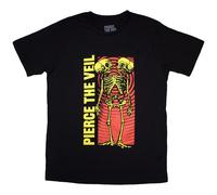 Pierce The Veil Wavy Skeleton ufficiale Uomo maglietta unisex