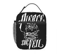 Pierce The Veilsd Rock Band Sac per il pranzo termicamente isolante per il lavoro Sacchetti portatili per il cibo Scatole per pranzo per il frigorifero termico