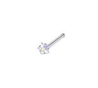 Piercing Cerchio Acciaio Chirurgico1 Pezzi Anello da naso per uomo e donna, per setto trago, conch, per labbra Quadrato/Rotondo/Stella/Cuore con zirconi cubici