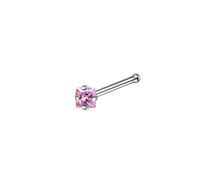 Piercing Cerchio Acciaio Chirurgico1 Pezzi Anello da naso per uomo e donna, per setto trago, conch, per labbra Quadrato/Rotondo/Stella/Cuore con zirconi cubici