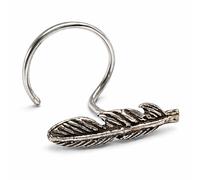 Piercing corpo arricciato argento sterling 925 angelo perno naso piuma gioiel...
