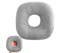 Piercing Cuscino con Foro, Cuscino a Ciambella per Orecchio Contro il Dolore Orecchio, Cuscino per Piercing Orecchio Grigio, Cuscino per Dormire per Dorme Lato per alleviare Dolore nell'orecchio Che