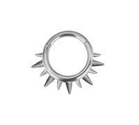 Piercing da naso alla moda con elegante zircone intarsiato, accessorio ideale per migliorare il tuo look, gioielli resistenti alle allergie