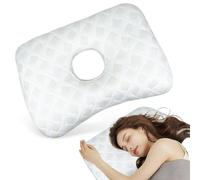 Piercing Ear Hole Pillows, cuscino per piercing con foro, cuscino con foro per l'orecchio, piercing a ciambella con foro per l'orecchio, mini cuscino ortopedico per l'orecchio, per dormire, per chi