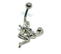 Piercing erotico ombelico barra pancia 14 g (1,6 mm) sex love making fun...