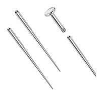 Piercing in titanio ASTM F136 da 14 g/16 g/18 g, perno di inserimento per trago Innengewinde, elica, labbro, naso, elica, piercing per piercing al labbro, piercing per piercing al naso, strumento per