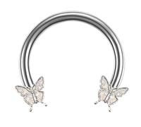 PIERCING NASO SEPTUM "BUTTERFLY EFFECT" 1,2x10MM