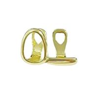 Piercing per il corpo a doppio tono in ottone e acciaio inossidabile, leggero, robusto, sofisticato per l'uso quotidiano, comodo da indossare, Misura unica, come descritto, come descritto