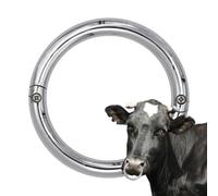 Piercing per setto nasale, in acciaio argentato