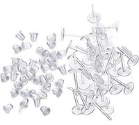 Piercing Trasparente Secret Piercing Metallo Anallergico 5mm Body Piercing Resina 40 Pezzi Convenient Handled