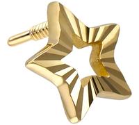 PIERCINGLINE Piercing universale a vite in oro 14 carati con filettatura esterna, stella in oro 585 - oro rosa, oro, argento, nicht zutreffend, oro, Senza gemme