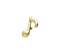 PIERCINGLINE Piercing universale in titanio con filettatura esterna, nota di avena, colore oro rosa, nero, oro, argento, nicht zutreffend, Titanio, Senza gemme