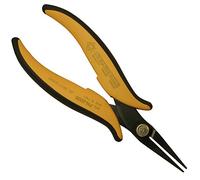 Piergiacomi - PN2006 Pinza Lunga 160mm con becchi a Punta Lisci - Lunghezza punta 28mm, Spessore punta 1,2x1mm - Adatta alle Aree difficilmente accessibili - Arancione - Made in Italy