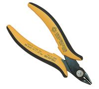 Piergiacomi - TRE03NB Tronchesino dal Taglio Raso, Testa Media, Taglienti 10 mm Inclinati a 27° - Ideale per Taglio Raso di Rame o Altri Materiali Duttili -Fino a 1.30 mm⌀ - Arancione - Made in Italy