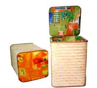 Pierluigi Enzo Cestone Vimini Cuscino 35x35 h 53 - 20212