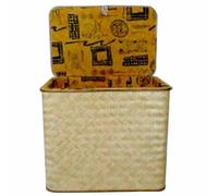 Pierluigi Enzo Cestone Vimini Cuscino 48x34 h 45 - 20222