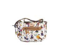 piero guidi BORSA DONNA HOBO BAG TRACOLLA MEDIUM MAGIC CIRCUS BIANCO L14914038-90