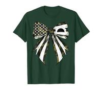 Pierogi Polonia Polonia 4 luglio USA Bandiera americana Coquette Maglietta