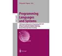 Pierpaolo Degano Programming Languages and Systems (Tascabile)