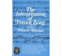 Pierre Bernac The Interpretation of French Song (Tascabile)