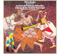 Pierre Boulez 2 CD (SACD-Hybrid) Stravinsky-Firebird/Rite Of Spring Japan OBI