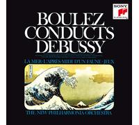 Pierre Boulez/The Phil NUOVO CD conduce Debussy La Mer/Nocturnes/etc Japan OBI