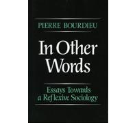 Pierre Bourdieu In Other Words (Copertina rigida)