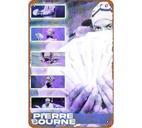 Pi'erre Bourne 'Life of X 5' Targa in metallo retrò decorazione da parete per casa, cancello, giardino, bar, ristoranti, bar, uffici, negozi, pub, club, regalo, 30,5 x 20,3 cm