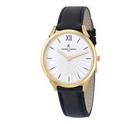 NUOVA Orologio Pierre Cardin Unisex Nero Pigalle plissée CPI.2005
