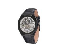 Pierre Cardin Black Leather Dress Watch