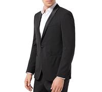 Pierre Cardin 42253-810-14001-2000 Blazer, Nero, 58 Uomo