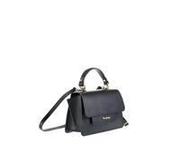 Pierre Cardin Borsa a mano da donna In Vera pelle Made in Italy 23,5x15x10 cm 1989 Nero