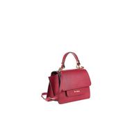 Pierre Cardin Borsa a mano da donna In Vera pelle Made in Italy 23,5x15x10 cm 1989 Rubino