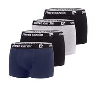 Pierre Cardin Boxer Aderente (Set di 4) da Uomo, Nero, L